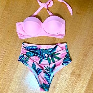 Shein pink bathing suit. Size small
